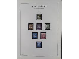 1872/1966, gestempelte und postfrische/ungebrauchte alte Sammlung in zwei Vordruckalben, ab Deutsches Reich gestempelt in den