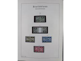 1872/1966, gestempelte und postfrische/ungebrauchte alte Sammlung in zwei Vordruckalben, ab Deutsches Reich gestempelt in den