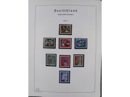 1872/1966, gestempelte und postfrische/ungebrauchte alte Sammlung in zwei Vordruckalben, ab Deutsches Reich gestempelt in den