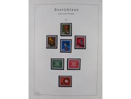 1872/1966, gestempelte und postfrische/ungebrauchte alte Sammlung in zwei Vordruckalben, ab Deutsches Reich gestempelt in den