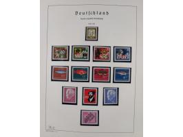 1872/1966, gestempelte und postfrische/ungebrauchte alte Sammlung in zwei Vordruckalben, ab Deutsches Reich gestempelt in den