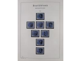 1872/1966, gestempelte und postfrische/ungebrauchte alte Sammlung in zwei Vordruckalben, ab Deutsches Reich gestempelt in den