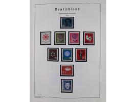 1872/1966, gestempelte und postfrische/ungebrauchte alte Sammlung in zwei Vordruckalben, ab Deutsches Reich gestempelt in den