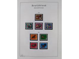 1872/1966, gestempelte und postfrische/ungebrauchte alte Sammlung in zwei Vordruckalben, ab Deutsches Reich gestempelt in den