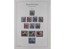 1872/1966, gestempelte und postfrische/ungebrauchte alte Sammlung in zwei Vordruckalben, ab Deutsches Reich gestempelt in den