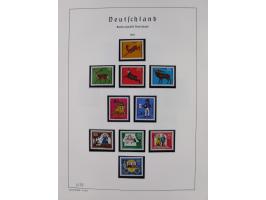 1872/1966, gestempelte und postfrische/ungebrauchte alte Sammlung in zwei Vordruckalben, ab Deutsches Reich gestempelt in den