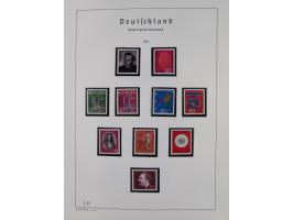 1872/1966, gestempelte und postfrische/ungebrauchte alte Sammlung in zwei Vordruckalben, ab Deutsches Reich gestempelt in den