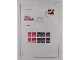 1872/1966, gestempelte und postfrische/ungebrauchte alte Sammlung in zwei Vordruckalben, ab Deutsches Reich gestempelt in den