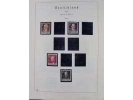 1872/1966, gestempelte und postfrische/ungebrauchte alte Sammlung in zwei Vordruckalben, ab Deutsches Reich gestempelt in den