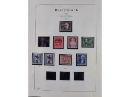 1872/1966, gestempelte und postfrische/ungebrauchte alte Sammlung in zwei Vordruckalben, ab Deutsches Reich gestempelt in den