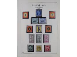 1872/1966, gestempelte und postfrische/ungebrauchte alte Sammlung in zwei Vordruckalben, ab Deutsches Reich gestempelt in den