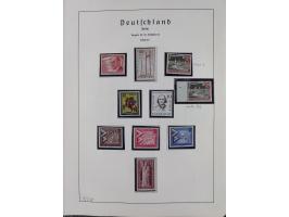 1872/1966, gestempelte und postfrische/ungebrauchte alte Sammlung in zwei Vordruckalben, ab Deutsches Reich gestempelt in den