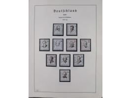 1872/1966, gestempelte und postfrische/ungebrauchte alte Sammlung in zwei Vordruckalben, ab Deutsches Reich gestempelt in den