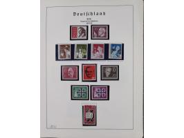 1872/1966, gestempelte und postfrische/ungebrauchte alte Sammlung in zwei Vordruckalben, ab Deutsches Reich gestempelt in den