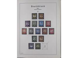 1872/1966, gestempelte und postfrische/ungebrauchte alte Sammlung in zwei Vordruckalben, ab Deutsches Reich gestempelt in den