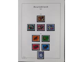 1872/1966, gestempelte und postfrische/ungebrauchte alte Sammlung in zwei Vordruckalben, ab Deutsches Reich gestempelt in den