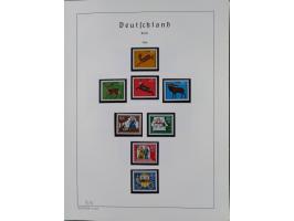 1872/1966, gestempelte und postfrische/ungebrauchte alte Sammlung in zwei Vordruckalben, ab Deutsches Reich gestempelt in den