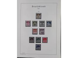 1872/1966, gestempelte und postfrische/ungebrauchte alte Sammlung in zwei Vordruckalben, ab Deutsches Reich gestempelt in den