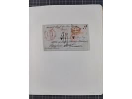 1840/60 (ca.), Harnden Express postal history collection, , neatly-written up on pages, over twenty items beginning with a le