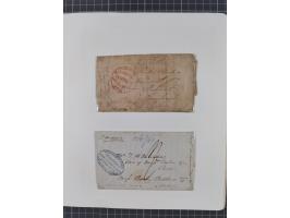 1840/60 (ca.), Harnden Express postal history collection, , neatly-written up on pages, over twenty items beginning with a le