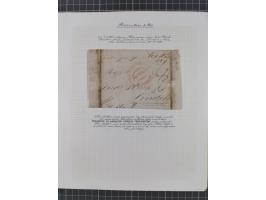 1840/60 (ca.), Harnden Express postal history collection, , neatly-written up on pages, over twenty items beginning with a le