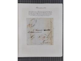 1840/60 (ca.), Harnden Express postal history collection, , neatly-written up on pages, over twenty items beginning with a le