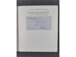 1848/60 (ca.), Eastern Express Companies, just over twenty items, written-up on pages, noting Adams Express Company, New York