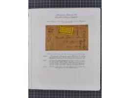 1848/60 (ca.), Eastern Express Companies, just over twenty items, written-up on pages, noting Adams Express Company, New York