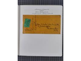 1848/60 (ca.), Eastern Express Companies, just over twenty items, written-up on pages, noting Adams Express Company, New York