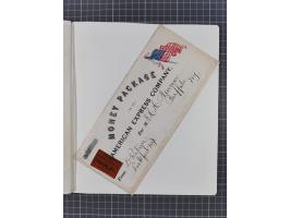 1848/60 (ca.), Eastern Express Companies, just over twenty items, written-up on pages, noting Adams Express Company, New York