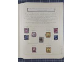 1859/1975 (ca.), postfrische/ungebrauchte und gestempelte Themensammlung “Der imperialistische Weltkrieg 1914/18”, inkl. Kolo