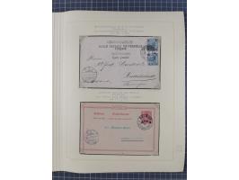 1859/1975 (ca.), postfrische/ungebrauchte und gestempelte Themensammlung “Der imperialistische Weltkrieg 1914/18”, inkl. Kolo