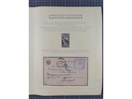 1859/1975 (ca.), postfrische/ungebrauchte und gestempelte Themensammlung “Der imperialistische Weltkrieg 1914/18”, inkl. Kolo