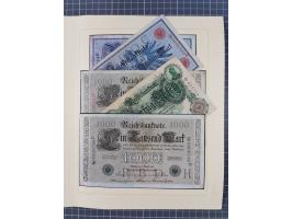 1859/1975 (ca.), postfrische/ungebrauchte und gestempelte Themensammlung “Der imperialistische Weltkrieg 1914/18”, inkl. Kolo