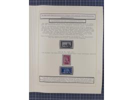 1859/1975 (ca.), postfrische/ungebrauchte und gestempelte Themensammlung “Der imperialistische Weltkrieg 1914/18”, inkl. Kolo