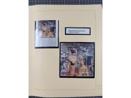 1859/1975 (ca.), postfrische/ungebrauchte und gestempelte Themensammlung “Der imperialistische Weltkrieg 1914/18”, inkl. Kolo