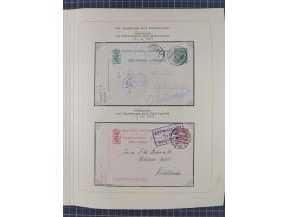 1859/1975 (ca.), postfrische/ungebrauchte und gestempelte Themensammlung “Der imperialistische Weltkrieg 1914/18”, inkl. Kolo