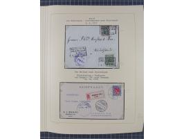 1859/1975 (ca.), postfrische/ungebrauchte und gestempelte Themensammlung “Der imperialistische Weltkrieg 1914/18”, inkl. Kolo