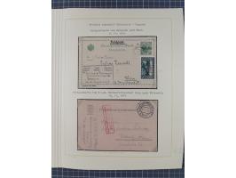 1859/1975 (ca.), postfrische/ungebrauchte und gestempelte Themensammlung “Der imperialistische Weltkrieg 1914/18”, inkl. Kolo