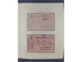 1859/1975 (ca.), postfrische/ungebrauchte und gestempelte Themensammlung “Der imperialistische Weltkrieg 1914/18”, inkl. Kolo