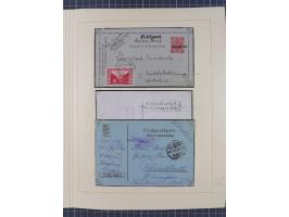 1859/1975 (ca.), postfrische/ungebrauchte und gestempelte Themensammlung “Der imperialistische Weltkrieg 1914/18”, inkl. Kolo