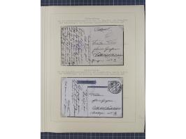 1859/1975 (ca.), postfrische/ungebrauchte und gestempelte Themensammlung “Der imperialistische Weltkrieg 1914/18”, inkl. Kolo