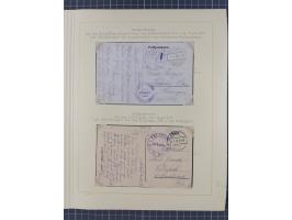 1859/1975 (ca.), postfrische/ungebrauchte und gestempelte Themensammlung “Der imperialistische Weltkrieg 1914/18”, inkl. Kolo