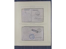 1859/1975 (ca.), postfrische/ungebrauchte und gestempelte Themensammlung “Der imperialistische Weltkrieg 1914/18”, inkl. Kolo