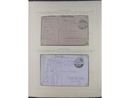 1859/1975 (ca.), postfrische/ungebrauchte und gestempelte Themensammlung “Der imperialistische Weltkrieg 1914/18”, inkl. Kolo