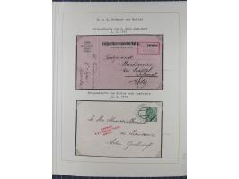 1859/1975 (ca.), postfrische/ungebrauchte und gestempelte Themensammlung “Der imperialistische Weltkrieg 1914/18”, inkl. Kolo