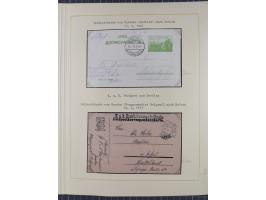 1859/1975 (ca.), postfrische/ungebrauchte und gestempelte Themensammlung “Der imperialistische Weltkrieg 1914/18”, inkl. Kolo