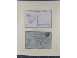 1859/1975 (ca.), postfrische/ungebrauchte und gestempelte Themensammlung “Der imperialistische Weltkrieg 1914/18”, inkl. Kolo