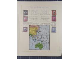 1859/1975 (ca.), postfrische/ungebrauchte und gestempelte Themensammlung “Der imperialistische Weltkrieg 1914/18”, inkl. Kolo