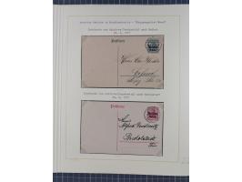 1859/1975 (ca.), postfrische/ungebrauchte und gestempelte Themensammlung “Der imperialistische Weltkrieg 1914/18”, inkl. Kolo